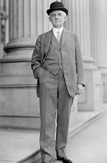 Newell Sanders, Senator From Tennessee - On Steps of Capitol, 1912. Creator: Harris & Ewing. Newell Sanders, Senator From Tennessee - On Steps of Capitol, 1912. Creator: Harris & Ewing