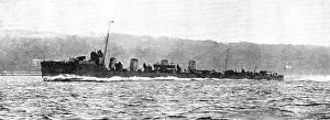 Destroyer Prints: The newest British destroyer: H.M.S. Nubian, 1909. Creator: Unknown