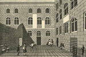 Restricted Gallery: Newgate, Inner Court, 18th century, (1925). Creator: Unknown