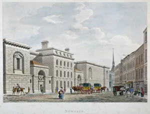 Newgate Gaol Prints: Newgate Prison, Old Bailey, City of London, 1799