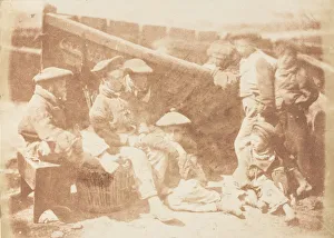 Adamson Hill And Prints: Newhaven Boys, 1843-47. Creators: David Octavius Hill, Robert Adamson, Hill & Adamson
