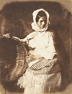 Aprons Prints: Newhaven Fishwife, 1843-47. Creators: David Octavius Hill, Robert Adamson