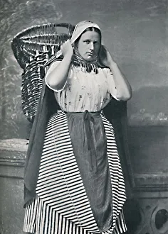 A Newhaven fishwife, Scotland, 1912. Artist: Alexander Inglis A Newhaven fishwife, Scotland, 1912. Artist: Alexander Inglis