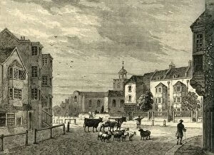 Elephant And Castle Gallery: Newington Butts in 1820, (c1878). Creator: Unknown