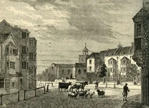 Newington Butts Prints: Newington Butts in 1820, (c1878). Creator: Unknown