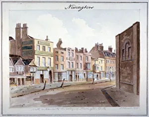 Newington Butts Prints: Newington, Southwark, London, 1825. Artist: John Hassell