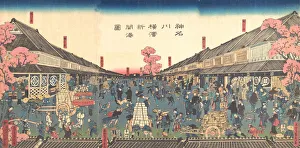 Trader Gallery: The Newly Opened Port of Yokohama in Kanagawa Prefecture, 2nd month