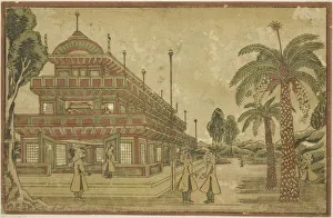 Newly Published Dutch Perspective View: The Tomb of King Mausolus in Asia, c. 1824/25 Newly Published Dutch Perspective View: The Tomb of King Mausolus in Asia, c. 1824/25