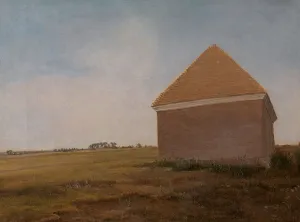 Stable Prints: Newmarket Heath, with the Kings stables rubbing house at the finish of the Beacon Course