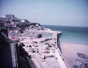 Fishing Village Prints: Newquay Harbour, Cornwall, c1955. Creator: Arthur Charles Kirby Ware