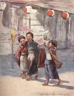 Bystanders Gallery: News, c1887, (1901). Artist: Mortimer L Menpes