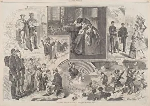 Bad News Prints: News from the War, published 1862. Creator: Winslow Homer