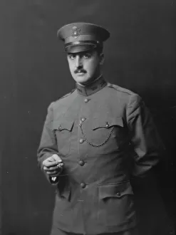 Hand Behind Back Prints: Newson, Mr. portrait photograph, 1917 Apr. 18. Creator: Arnold Genthe