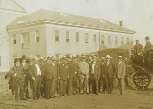 Media Industry Prints: Newspaper correspondents at Portsmouth Peace Conference 1905, 1905. Creator: Unknown