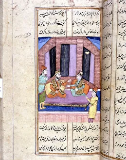 Arabia Prints: Nezami, Persian poet, recounting the story of Alexander the Great
