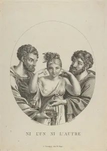 None of the two (Ni L Un, Ni L Autre), Early 19th cen Artist: Fleischmann, Friedrich (1791-1834)