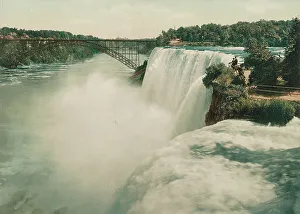 Ontario Prints: Niagara, American Fall from Goat Island, c1898. Creator: Unknown