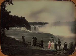 The Niagara Falls, ca. 1850. Creator: Platt D. Babbitt