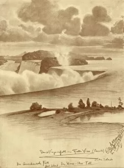 Niagara Falls from Falls View, Canada, 1898. Creator: Christian Wilhelm Allers