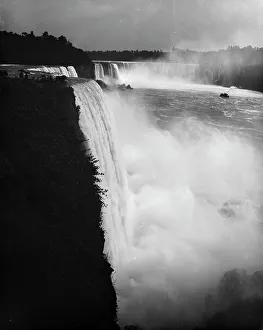 Transparency Prints: Niagara Falls from Prospect Point, between 1880 and 1900. Creator: William H. Jackson