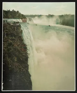 William H Prints: Niagara Falls from Prospect Point, c1900. Creator: William H. Jackson