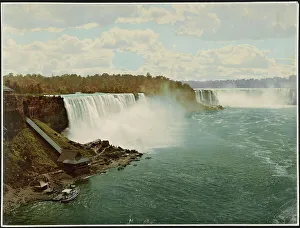 William H Prints: Niagara Falls from Steel Arch Bridge, c1900. Creator: William H. Jackson