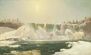 Cropsey Jasper Gallery: Niagara Falls in Winter, 1868. Creator: Jasper Francis Cropsey