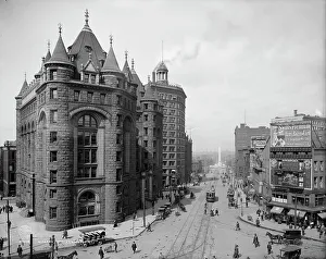 Facilities Prints: Niagara Street, Buffalo, N.Y. c1908. Creator: Unknown