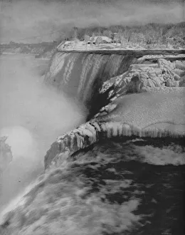 Condensation Prints: Niagara in Winter, 19th century