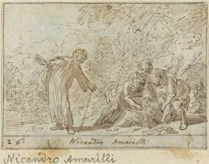 Advice Collection: Nicandro and Amarilli, 1640. Creator: Johann Wilhelm Baur