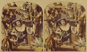 Joseph John Elliott Prints: Nice Duck, Sir?, about 1857. Creators: London Stereoscopic & Photographic Co