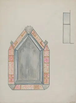 Altarpiece Collection: Nicho, c. 1937. Creator: Marjery Parish