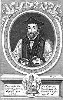 Prejudice Prints: Nicholas Ridley, 16th century English Protestant reformer and martyr
