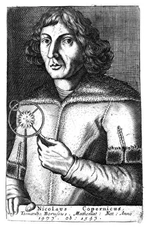 Famous People Prints: Nicolas Copernicus, Polish astronomer and mathematician
