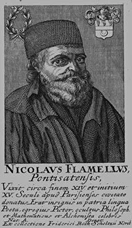 Nicolas Flamel (1330-1418). Artist: Anonymous