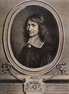 Louis Dieudonn Prints: Nicolas Fouquet, Finance Minister to Louis XIV of France