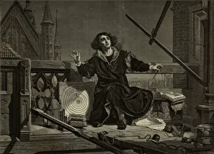 Globe Prints: Nicolaus Copernicus (After Jan Matejko)