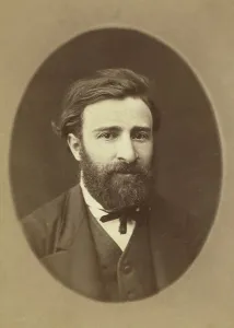 Nicolaus Martianoff, head-and-shoulders portrait, facing front, (1878?). Creator: Unknown