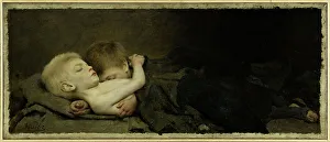 Pelez Fernand Emmanuel Prints: Un nid de misère, 1887. Creator: Fernand Pelez