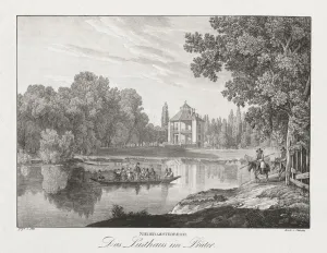 Nieder-oesterreich, Das Lusthaus im Prater. Creator: Jakob Alt (Austrian, 1789-1872)