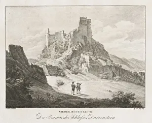 Nieder-oesterreich, Die Ruinen des Schlosses. Creator: Jakob Alt (Austrian, 1789-1872)