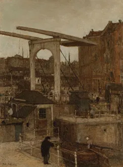 Water Channel Prints: The Nieuwe Haarlemse Sluis at the Singel