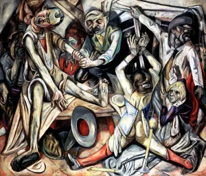 Phonograph Prints: Night, 1918. Artist: Max Beckmann