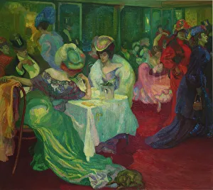 Belle Epoque Prints: Night Café, 1906. Creator: Törneman; Axel (1880-1925)