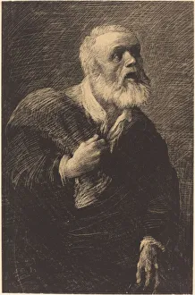 Night Crier (Le crieur de nuit). Creator: Alphonse Legros