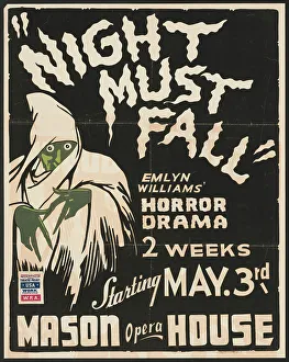 Night Must Fall, Los Angeles, 1938. Creator: Unknown