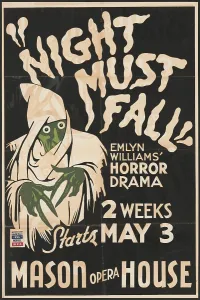 Administration Works Progress Prints: Night Must Fall, Los Angeles, 1938. Creator: Unknown