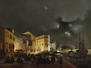 Images Dated 21st November 2017: Night Festival in San Pietro di Castello, 1841