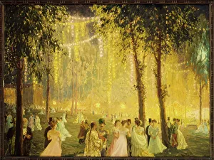 Night fete given at the Elysée by President Loubet in honour of Alphonse XIII, in 1905, 8th... 1905 Creator: William Samuel Horton