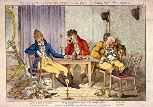 Cockney Prints: Night, part IV of Cockneys contemplating on the exploits of the day, 1800. Artist